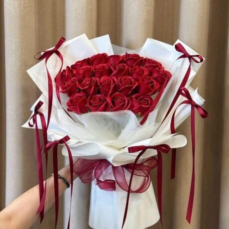Soap red rose