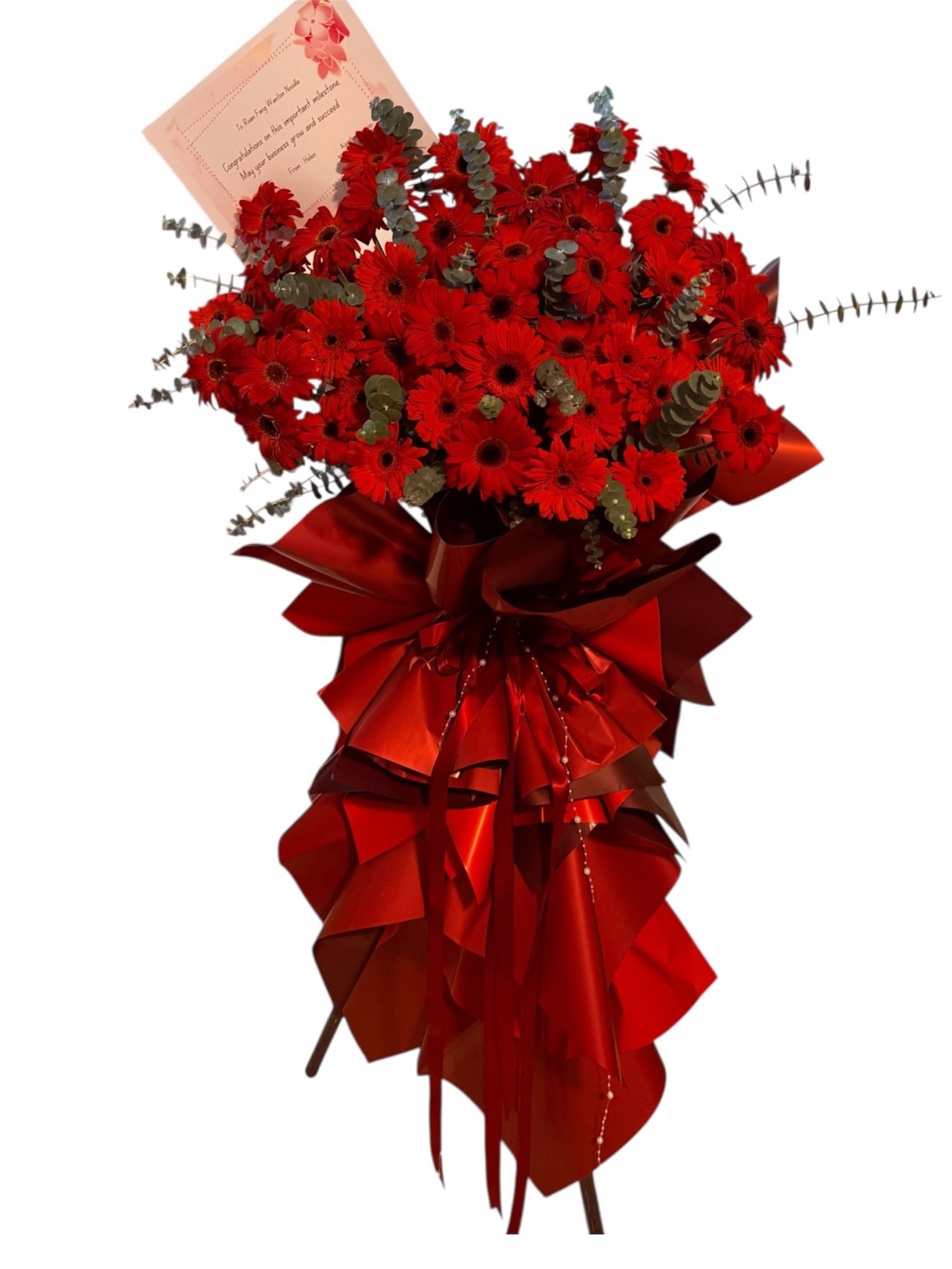 Opening fresh flower